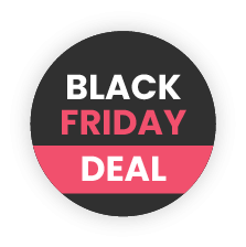 Presa Q-Link da parete a 3 vie, con protezione bambini e contatto di protezione, nera