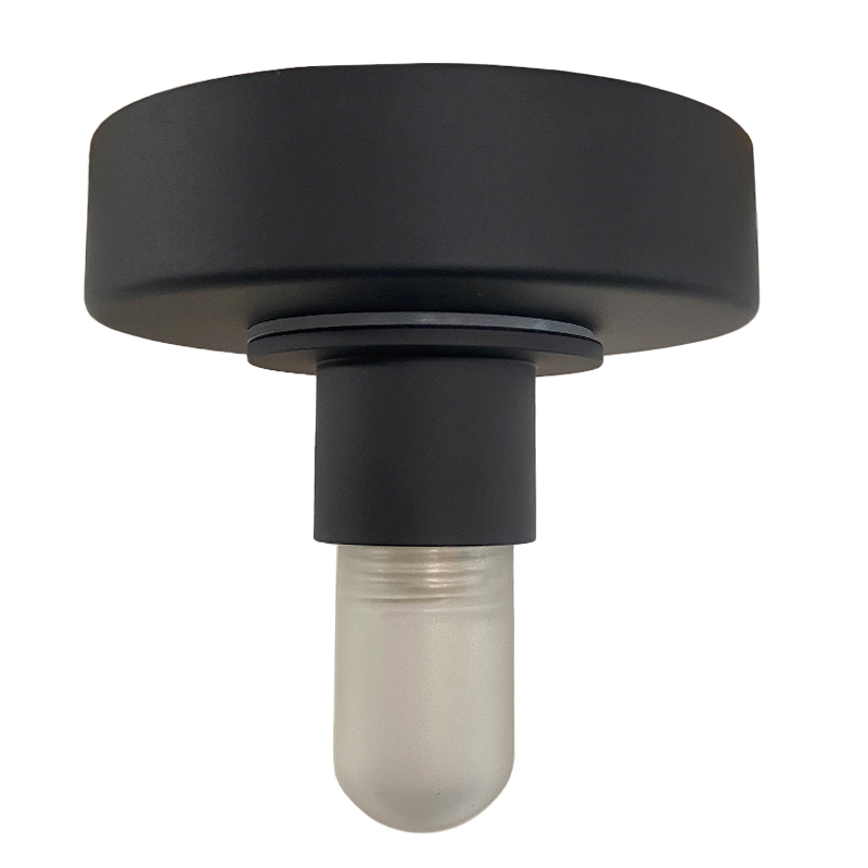 Rosone lampada nero in plastica, Aafje, IP44
