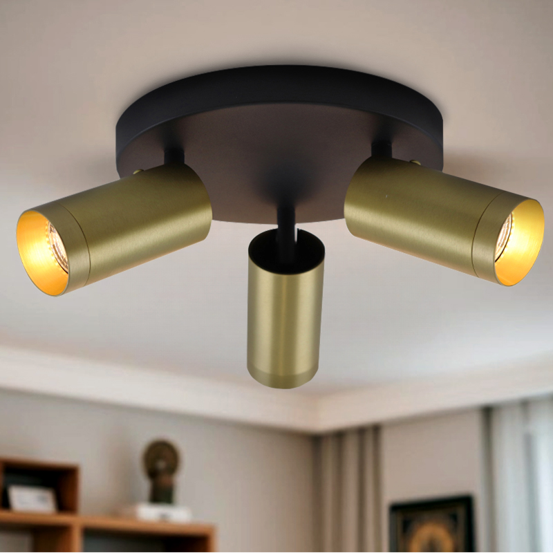 Faretto da soffitto in ottone moderno, Nadi