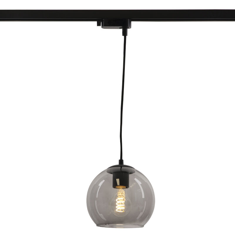 Binario faretto monofasico grigio design, Giada