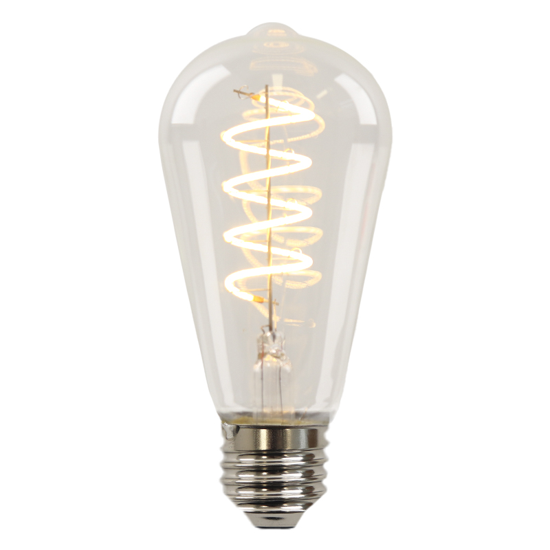 Olucia lampadina Edison LED E27 regolabile Tuelo, 4W, 2700K