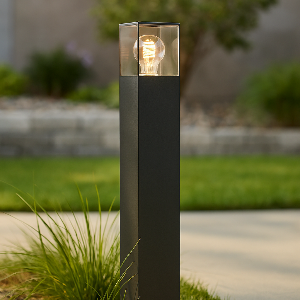 Lampada da esterno nero moderno, Sanel, IP44
