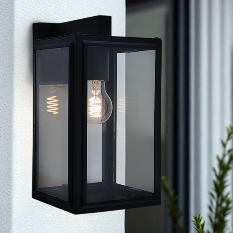 Lampada da esterno nera moderna, Sidney, IP44