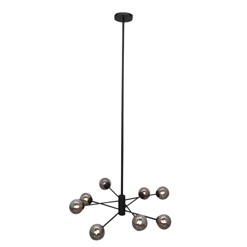 Lampada a sospensione grigia design, Kaily