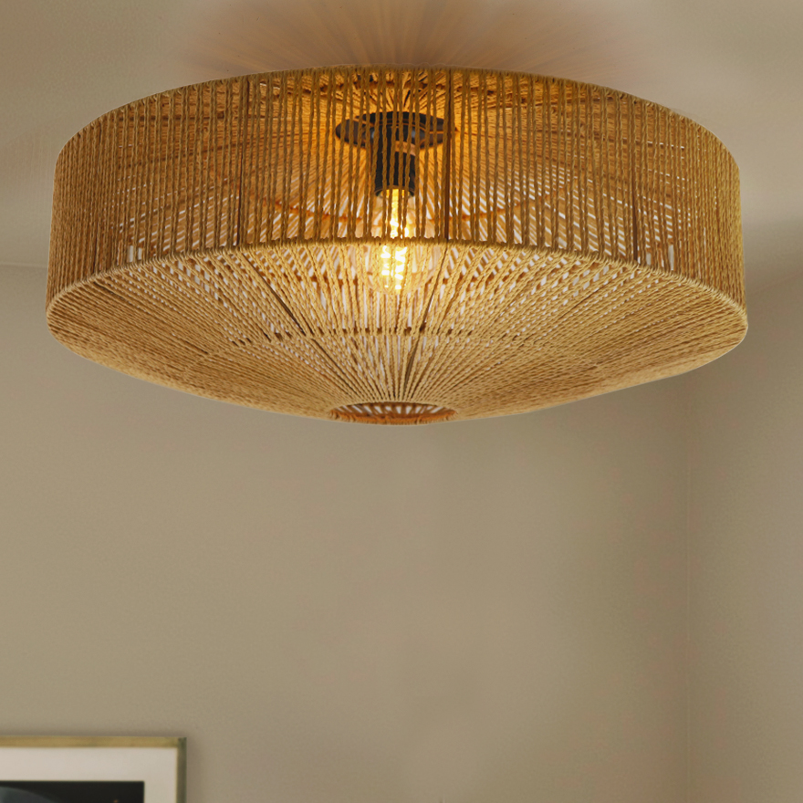 Lampada da soffitto marrone rustica, Pippa