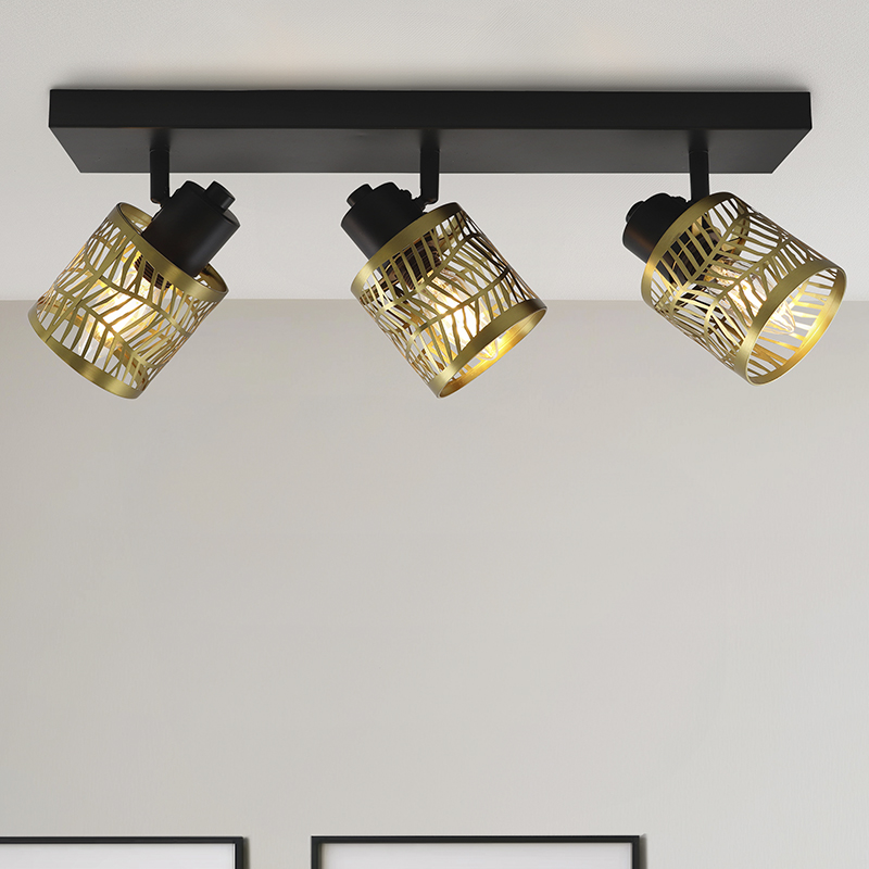 Faretto da soffitto in ottone metallo, Marli