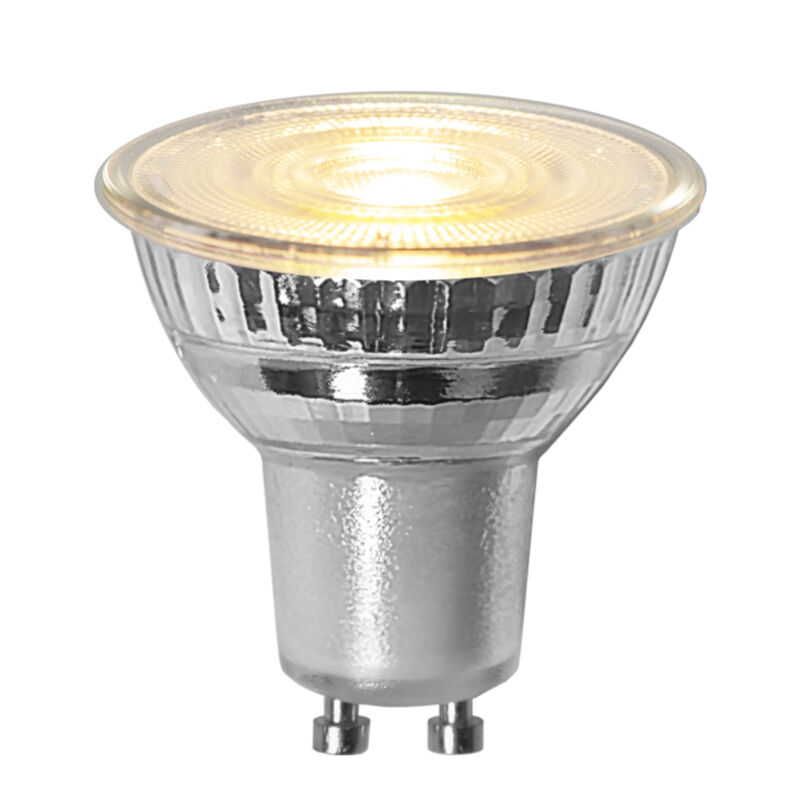 Lampadina LED dimmerabile a 3 gradini GU10, Atilla, trasparente, 4.4w, 3000K