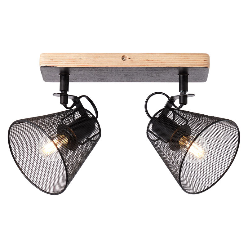 Faretto da soffitto in legno nero, Havin