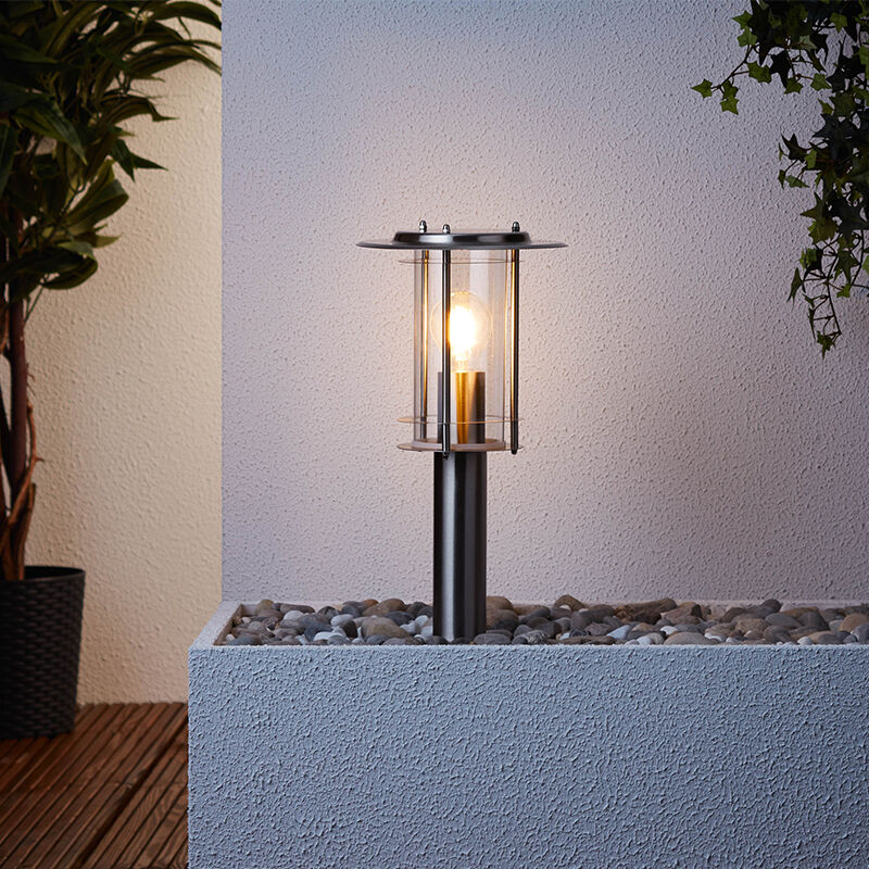 Lampada da esterno cromata metallo, Shamayra, IP44
