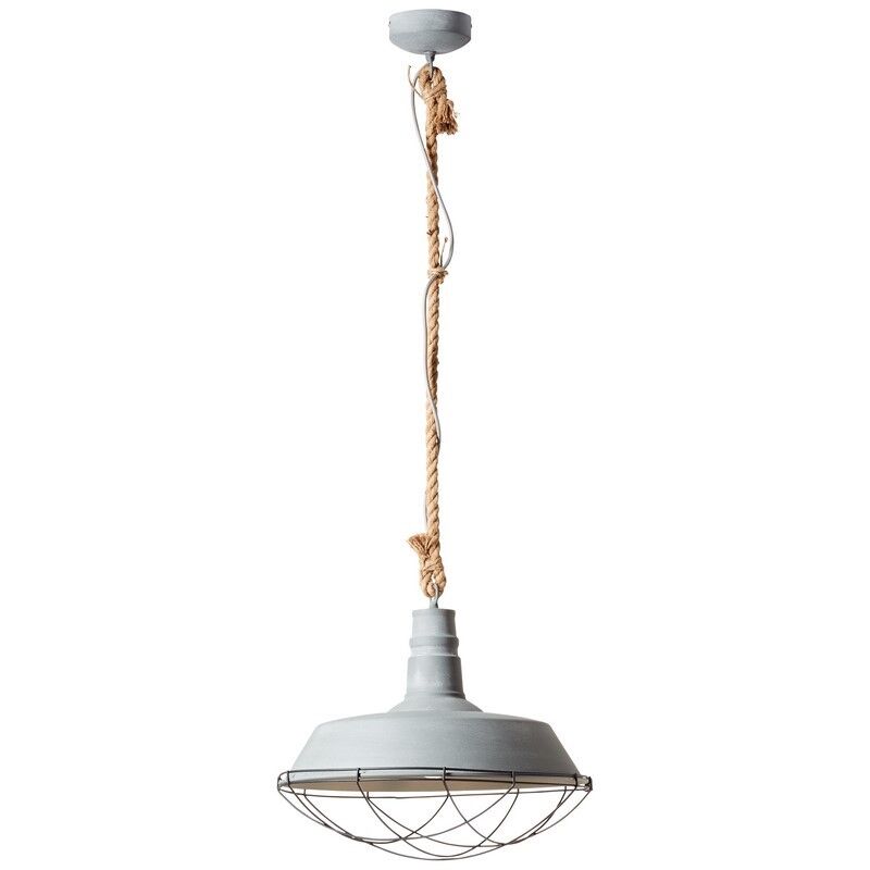 Lampada a sospensione grigia industriale, Jeysmell