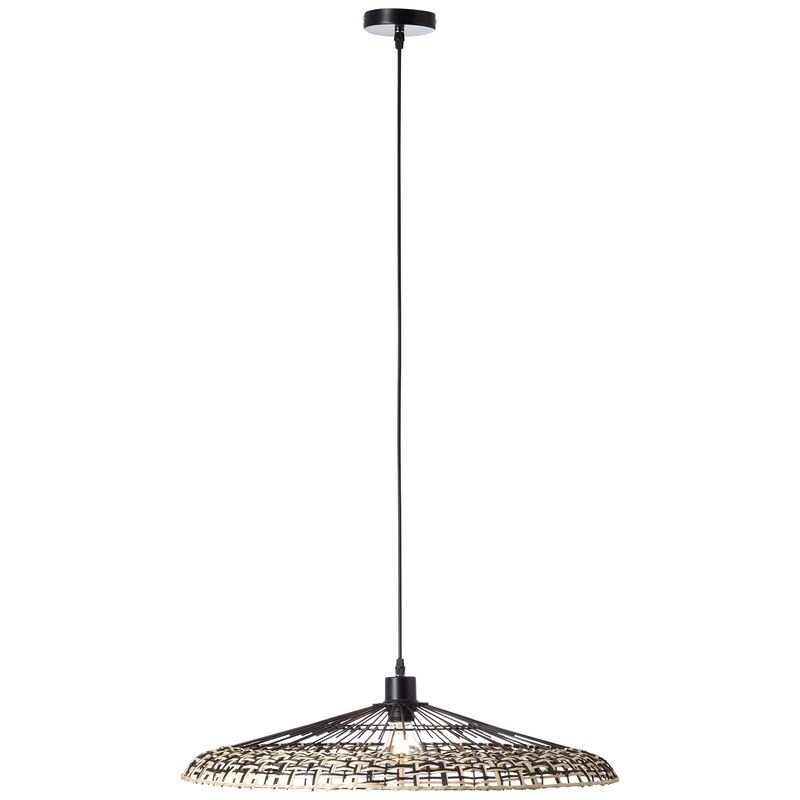 Lampade a sospensione per tavolo da pranzo nera rustica, Rianca