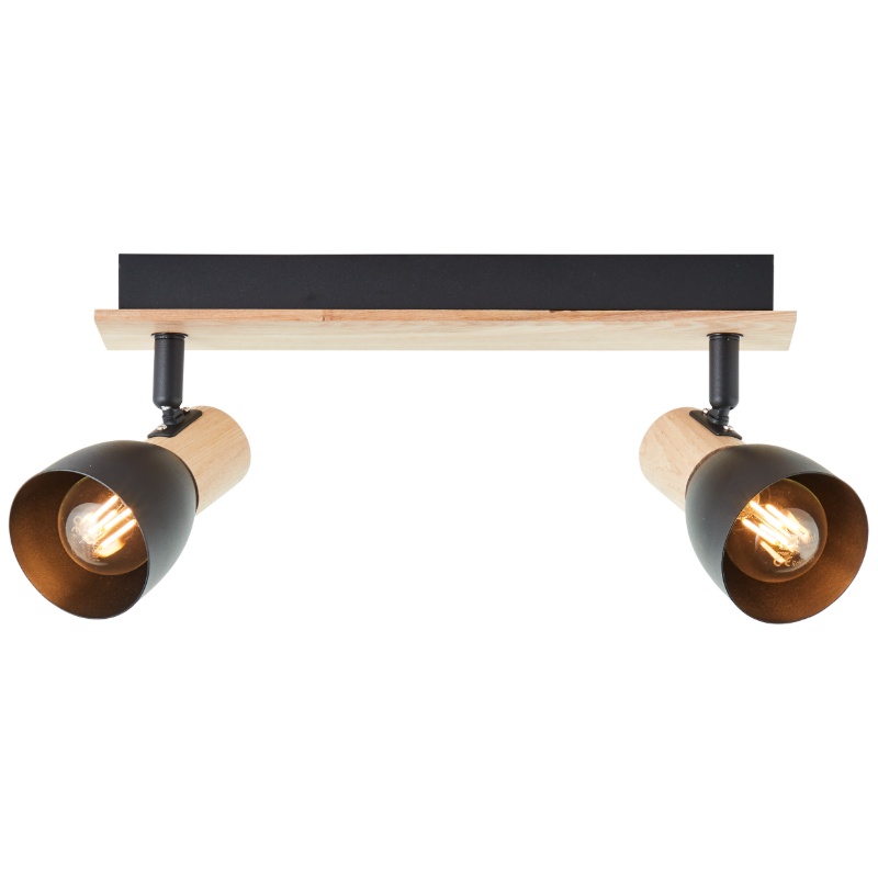 Faretto da soffitto nero rustico, Tyrone