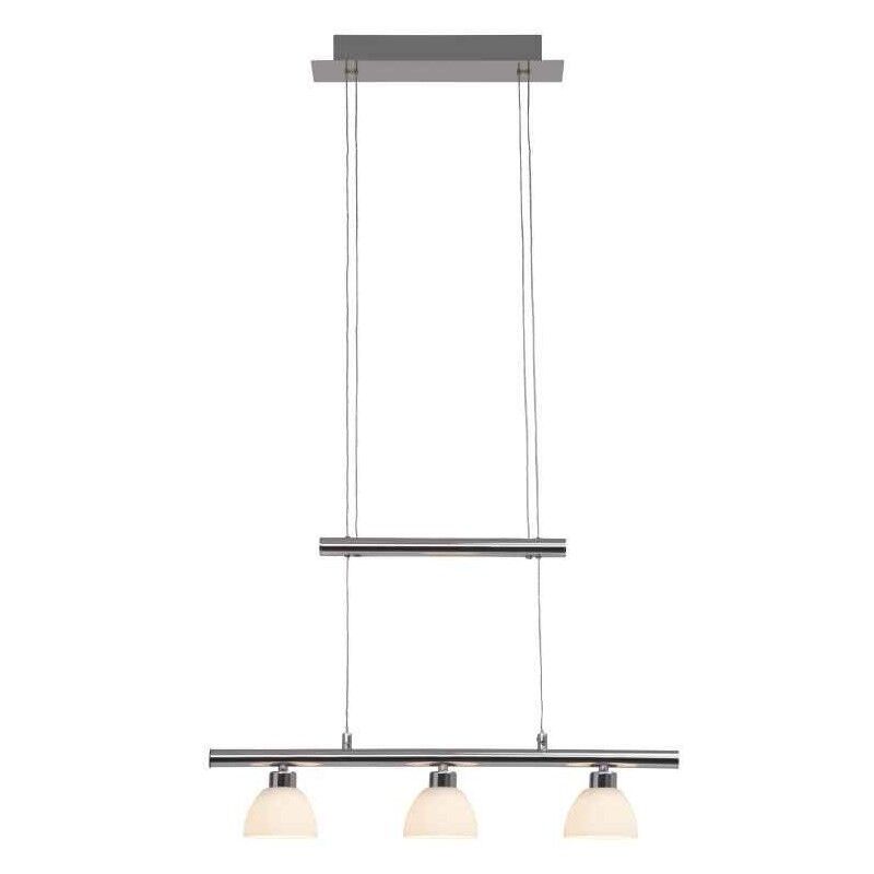Lampada a sospensione cromata in vetro, Tromp, 5W, 3000K LED, controllo touch