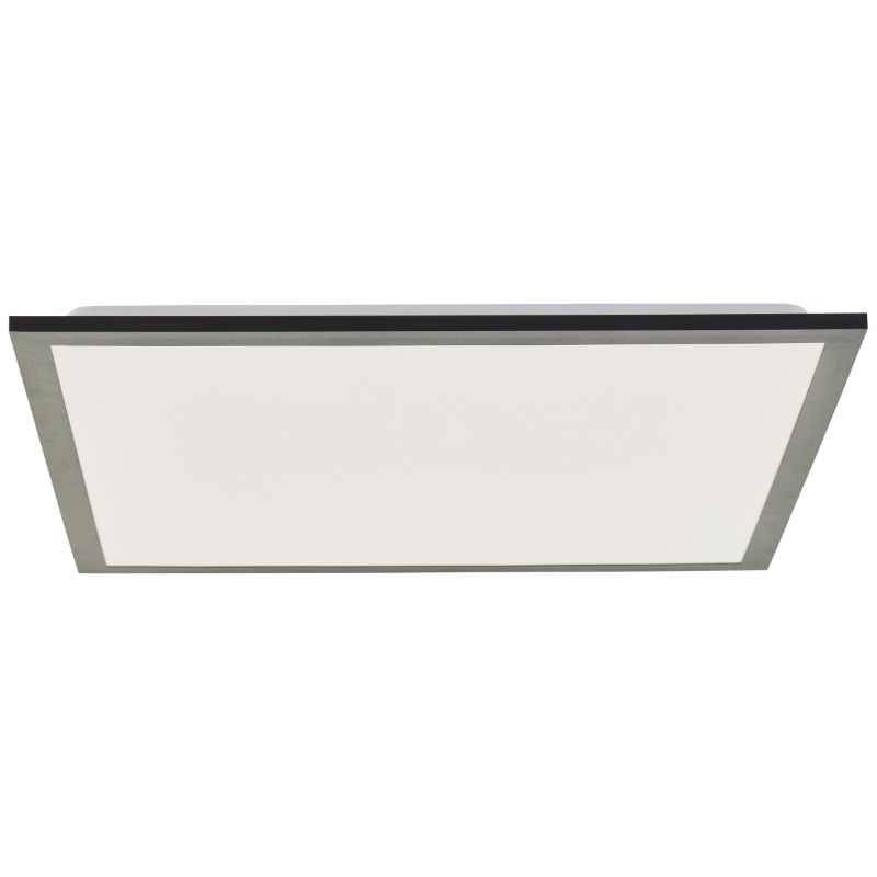 Plafoniera a pannello LED nera moderna, Usman, 24W, 4000K LED