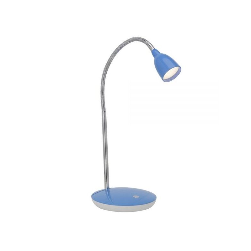 Lampada da scrivania blu in plastica, Kit, 3W, 3000K LED, con interruttore