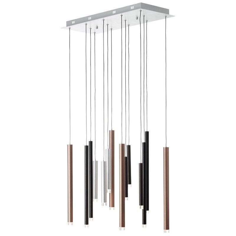 Lampada a sospensione marrone moderna, Olivia, 4W, 3000K LED