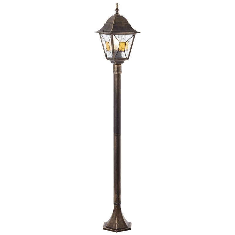 Lampada da esterno color ruggine classica, Levinus, IP44