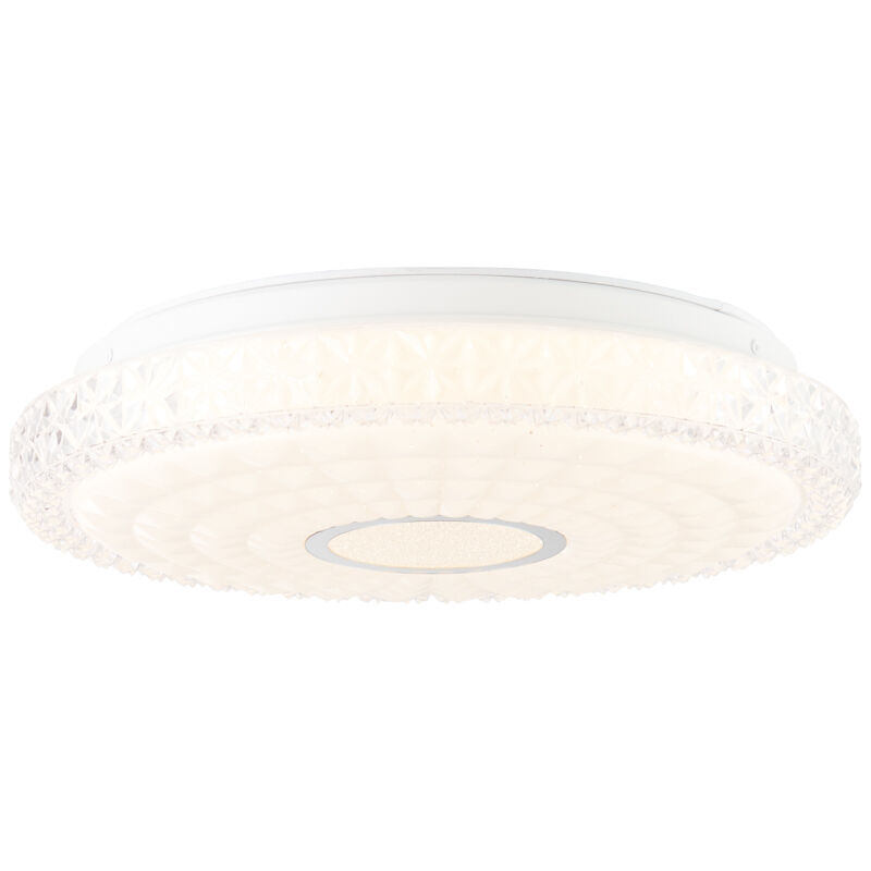 Plafoniera cromata design, Jenine, 12W, 3000K LED