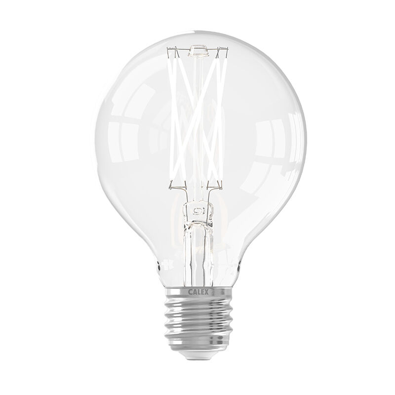 Lampadina LED Calex E27 dimmerabile G80, 4w, 2200K