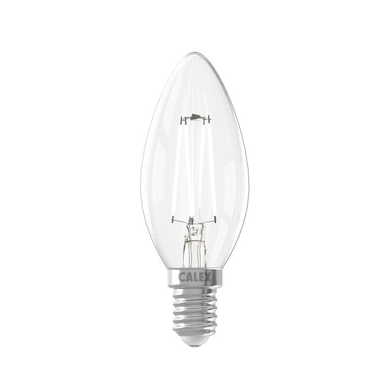 Calex lampadina a candela LED E14 regolabile 4,5W, 2700K