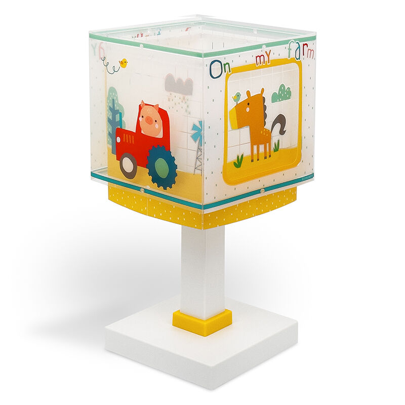 Lampada da tavolo per bambini multicolore in plastica, Farm