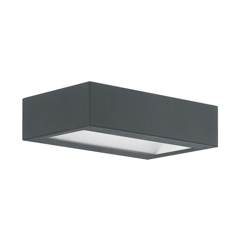 Lampada da esterno antracite in acciaio, Simen, 4W, 3000K LED, IP44