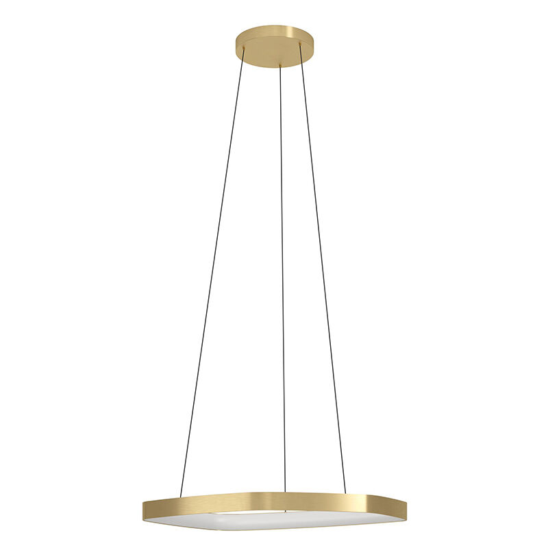 Lampada a sospensione dorata in alluminio, Samson, 25,2W, 3000K LED
