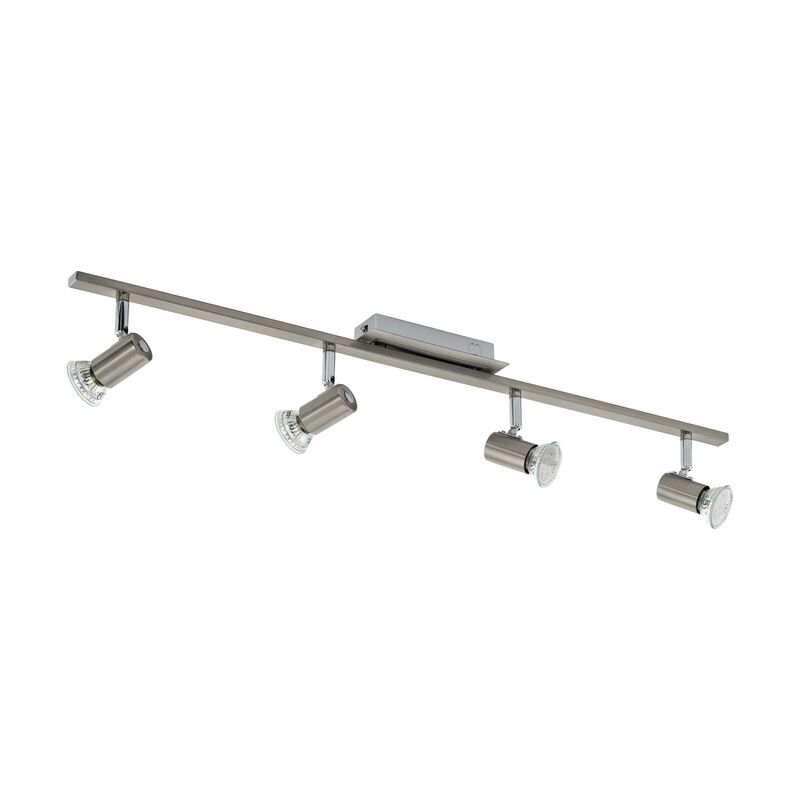 Faretto da soffitto cromato in acciaio, Tjisse