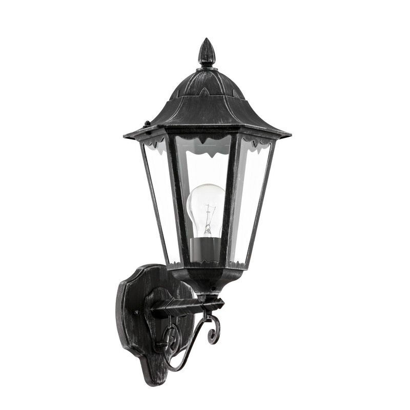 Lampada da esterno nera in alluminio, Leanna, IP44