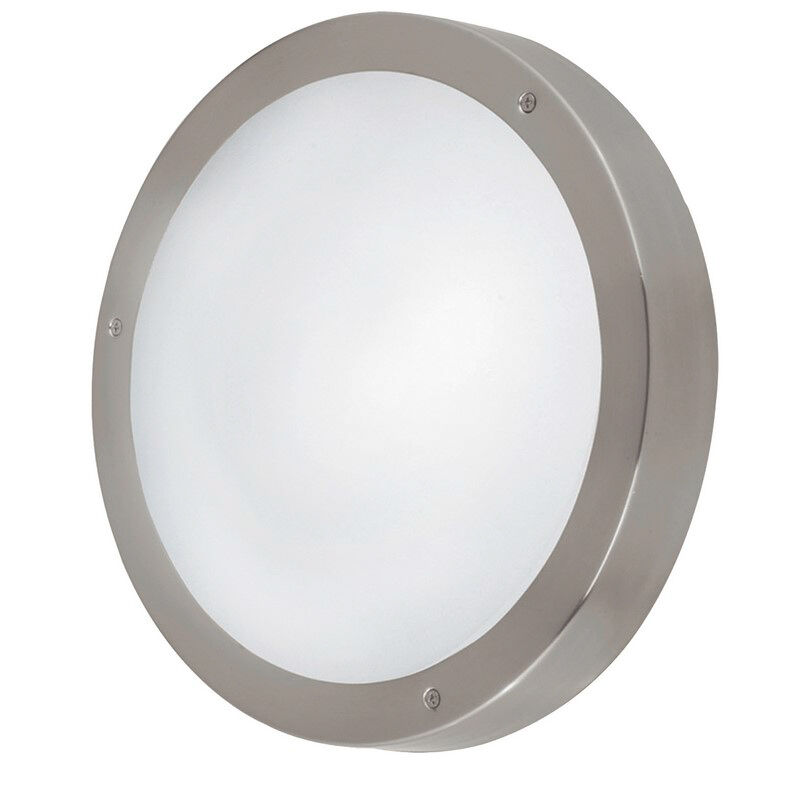 Lampada da esterno argenta in vetro, Bob, IP44
