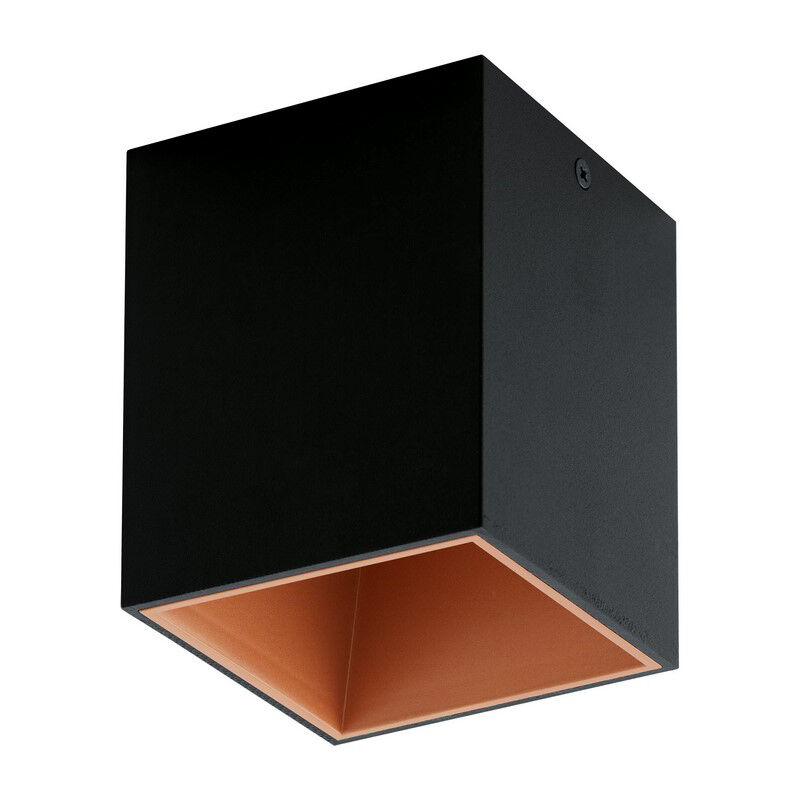 Plafoniera dorata in alluminio, Dahne, 3W, 3000K LED