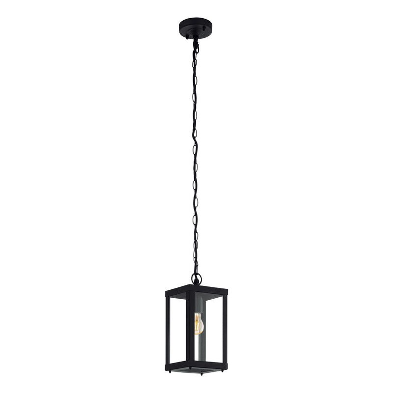 Lampada da esterno nera in acciaio, Alihan, IP44