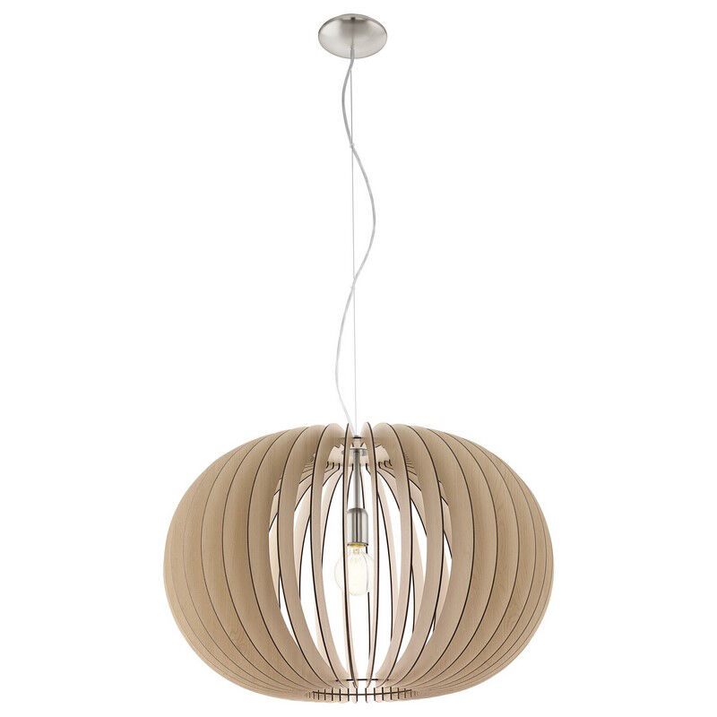 Lampada a sospensione legno rustica, Kiran