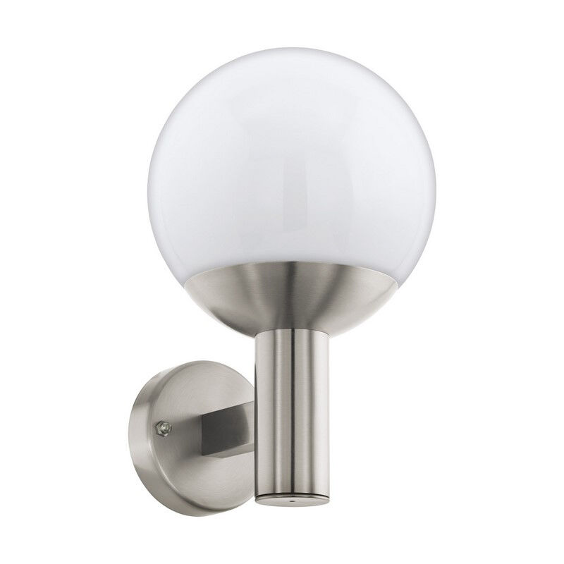 Lampada da esterno argenta in acciaio inossidabile, Baukje, IP44