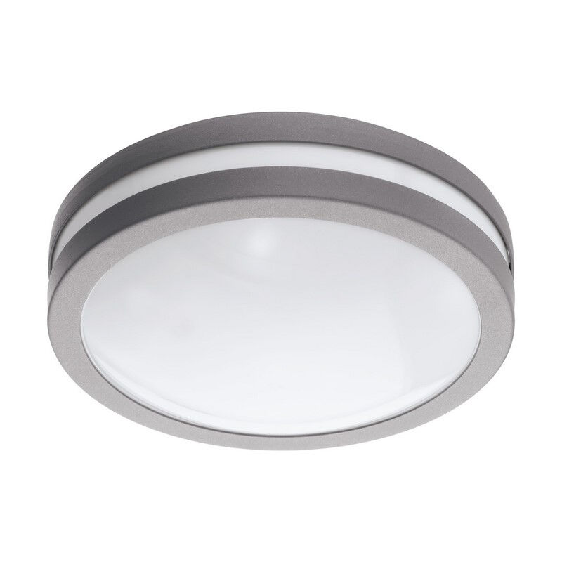 Lampada da esterno argenta metallo, Justin, IP44