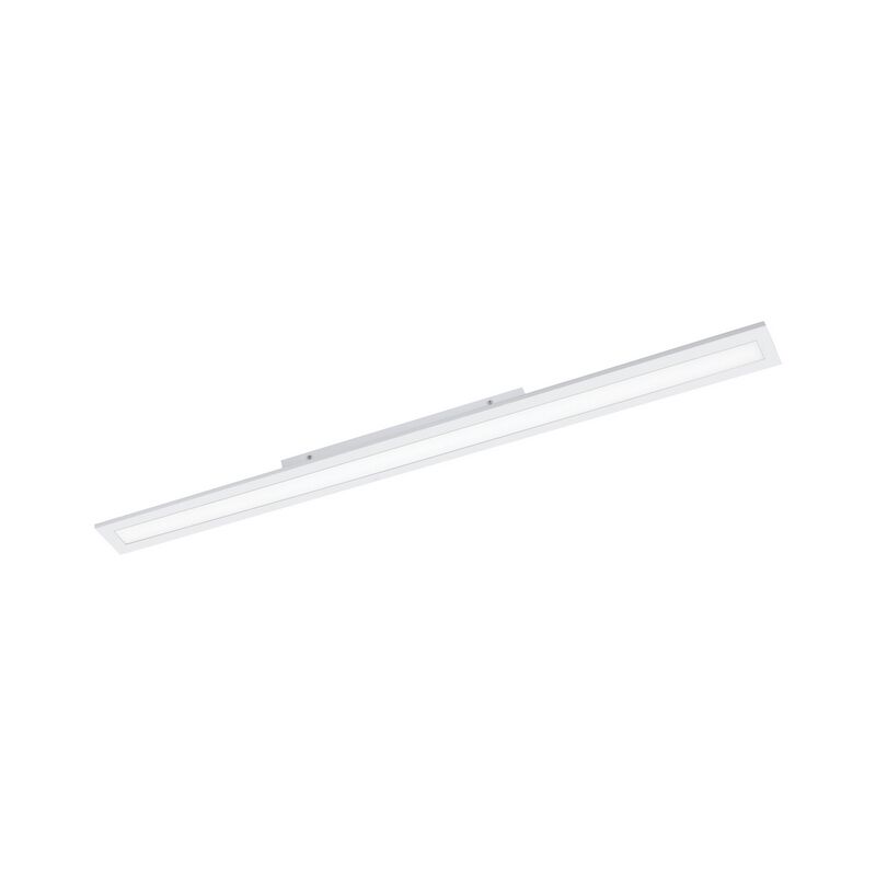 Plafoniera bianca in alluminio, Cathy, 30W, colore regolabile LED
