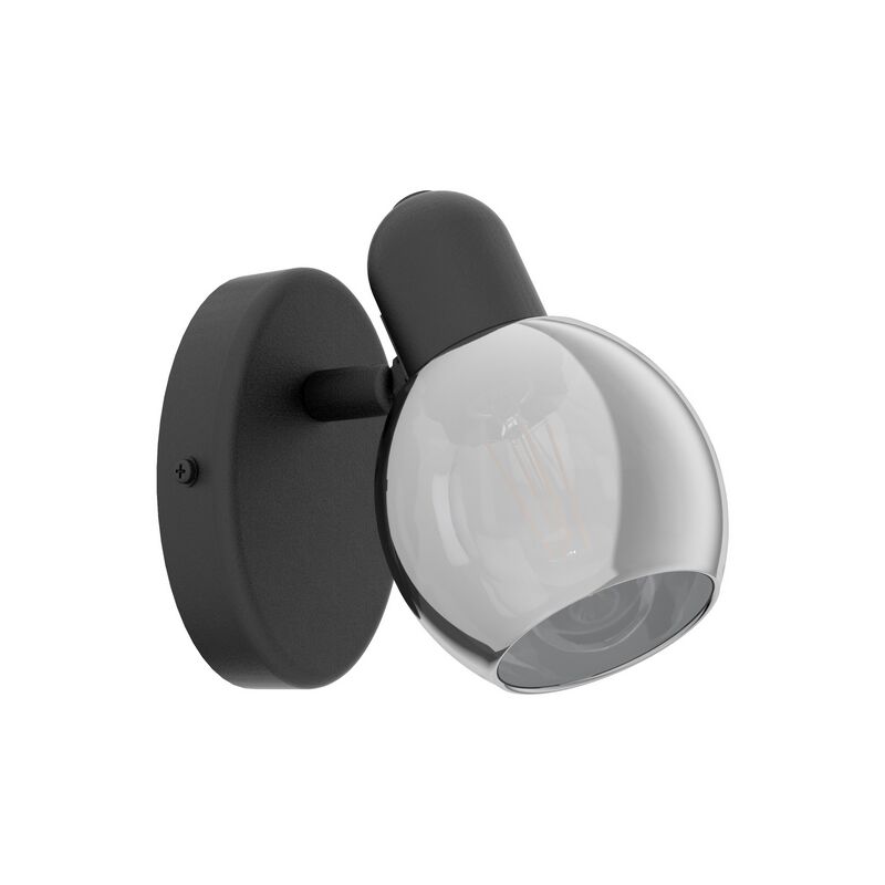 Faretto da soffitto nero in acciaio, Ritchy