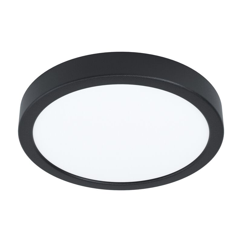 Lampada da soffitto nera in acciaio, Pascale, 16W, 4000K LED