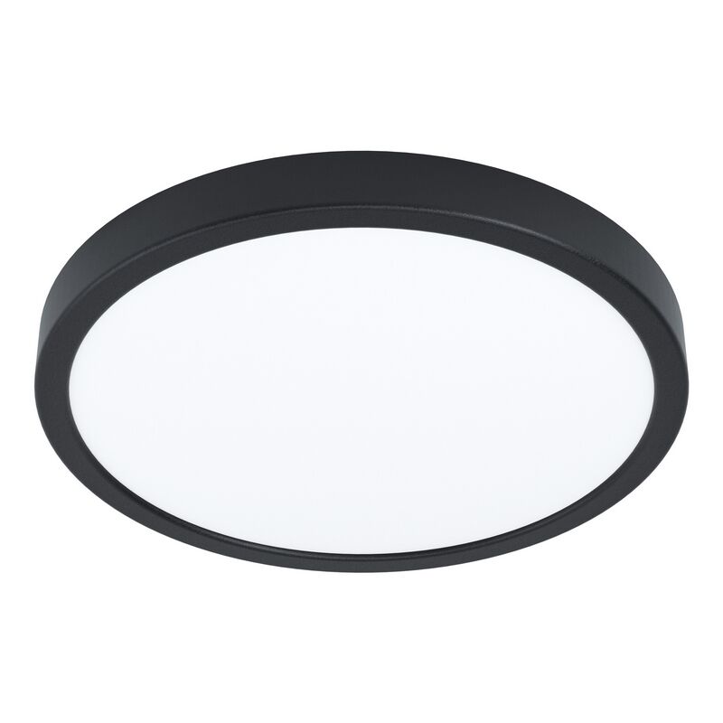 Lampada da soffitto nera in acciaio, Pascale, 20W, 4000K LED