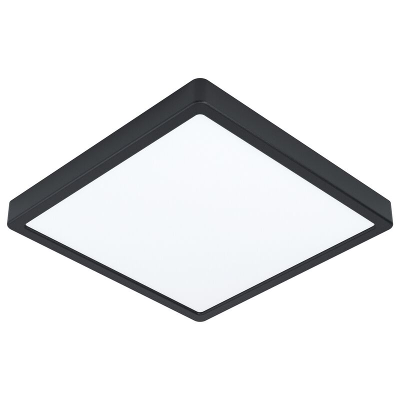 Lampada da soffitto nera in acciaio, Pascale, 20W, 3000K LED