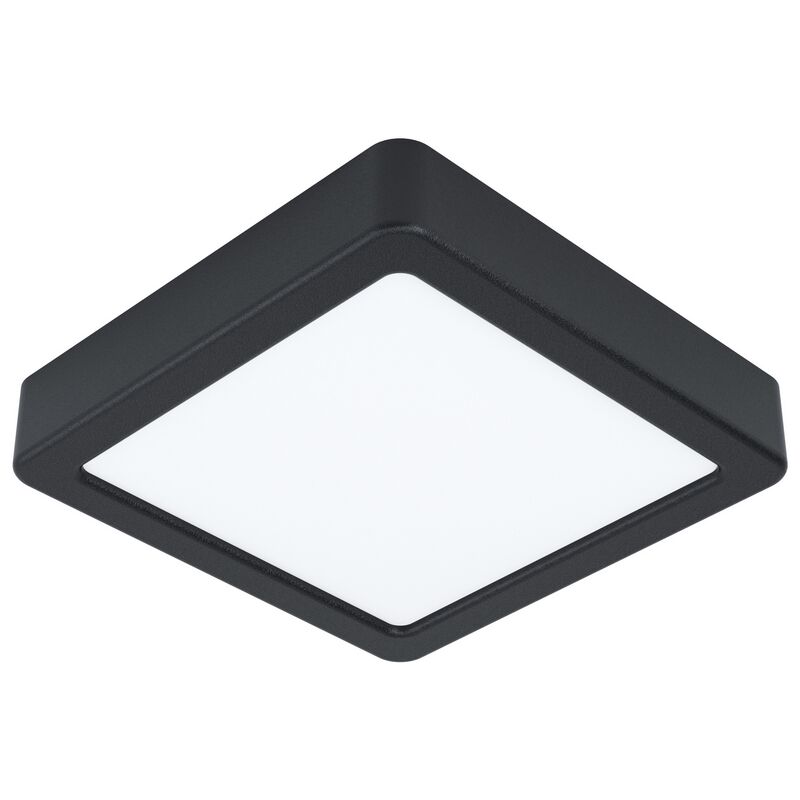 Lampada da soffitto nera in acciaio, Pascale, 10W, 4000K LED