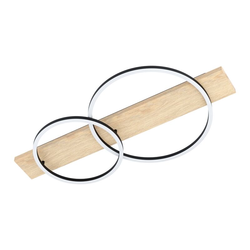 Plafoniera in legno marrone, Annebel, 12W, 3000K LED