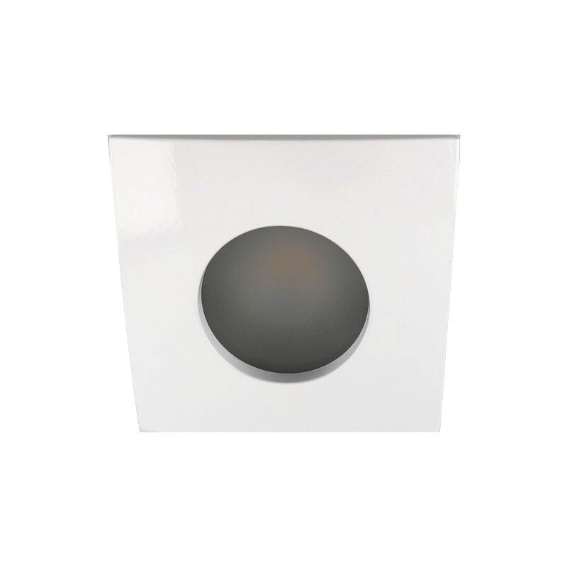 Faretto da incasso per bagno bianco in alluminio, Pelle, IP44