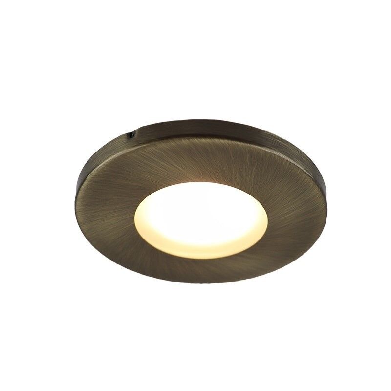Faretto da incasso per bagno di bronzo metallo, Mela, IP44