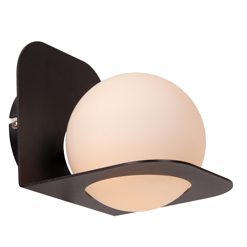 Applique per bagno moderna nera, Davy, IP44