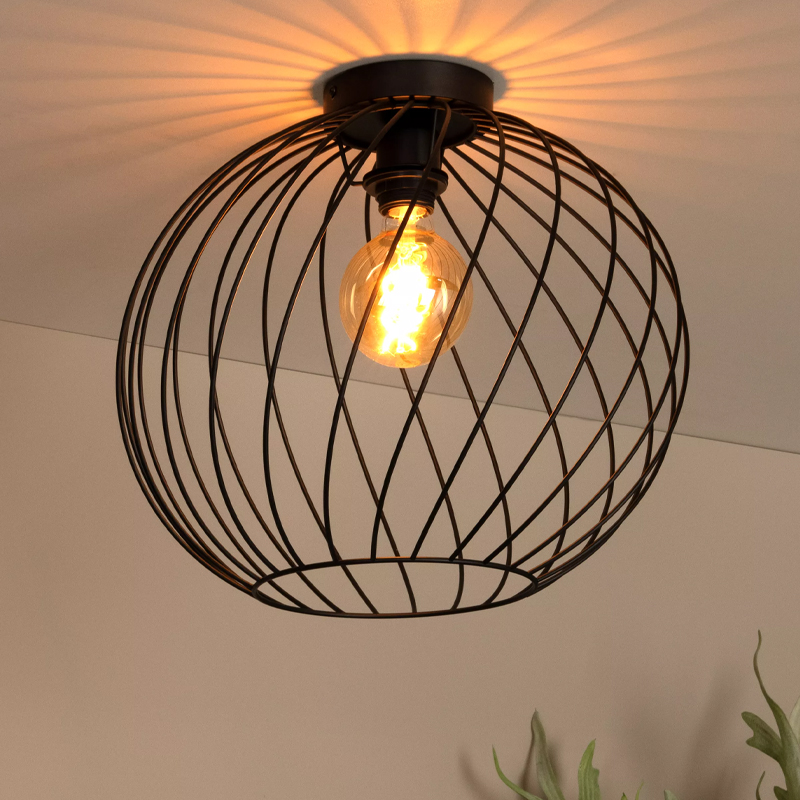 Lampada da soffitto classica nera, Danza