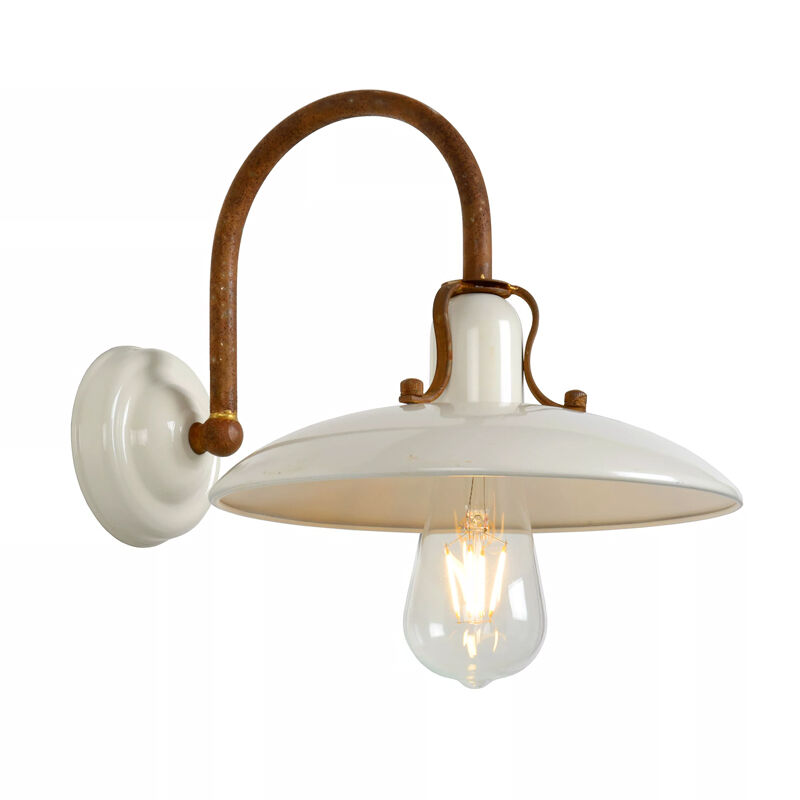 Applique da parete rustica beige, Romer