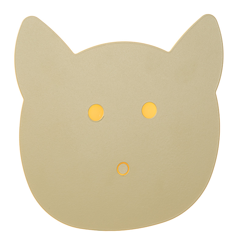 Applique da parete per bambini moderna verde, Charlie, 5W, dim to warm LED, controllo touch