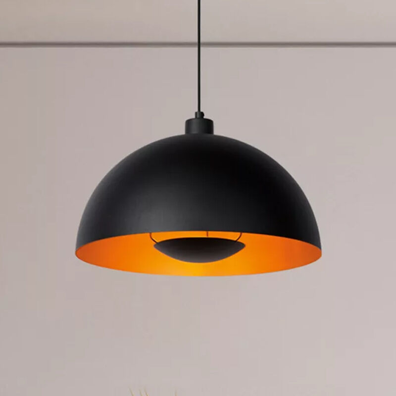 Lampada a sospensione moderna nera, Siemon