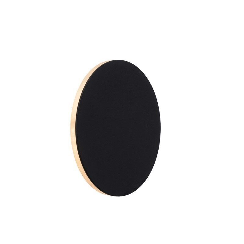 Applique da parete moderna nera, Eklyps led, 6W, 3000K LED